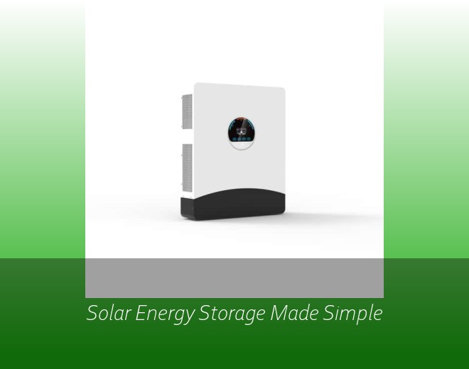 Solar Energy Storage Made Simple